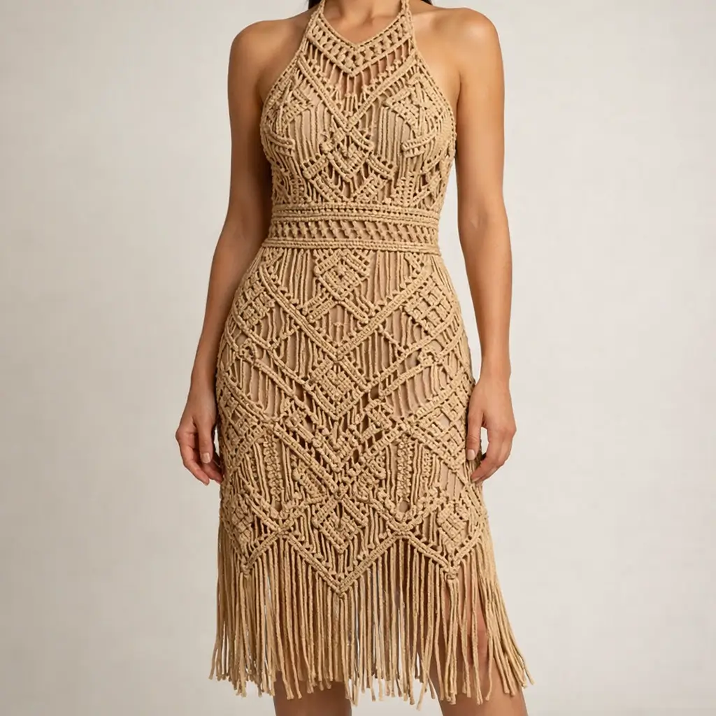 Vestido Curto Boho